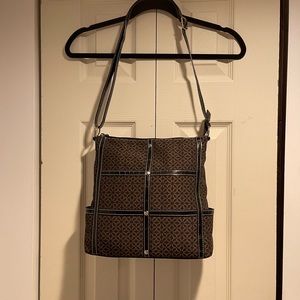 Relic Bag. Medium Black/Brown Shoulder Handbag Purse